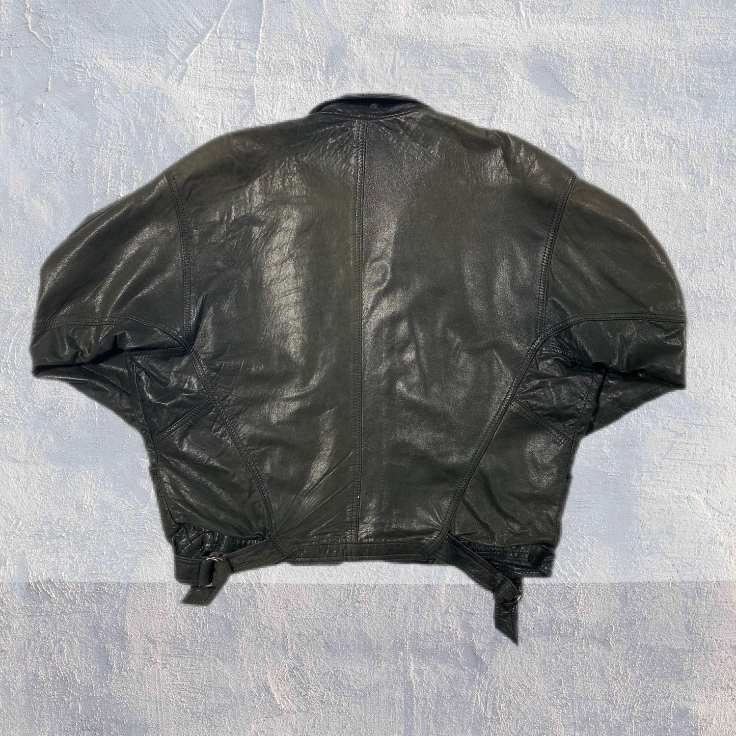 Manteau de cuir vintage Storing