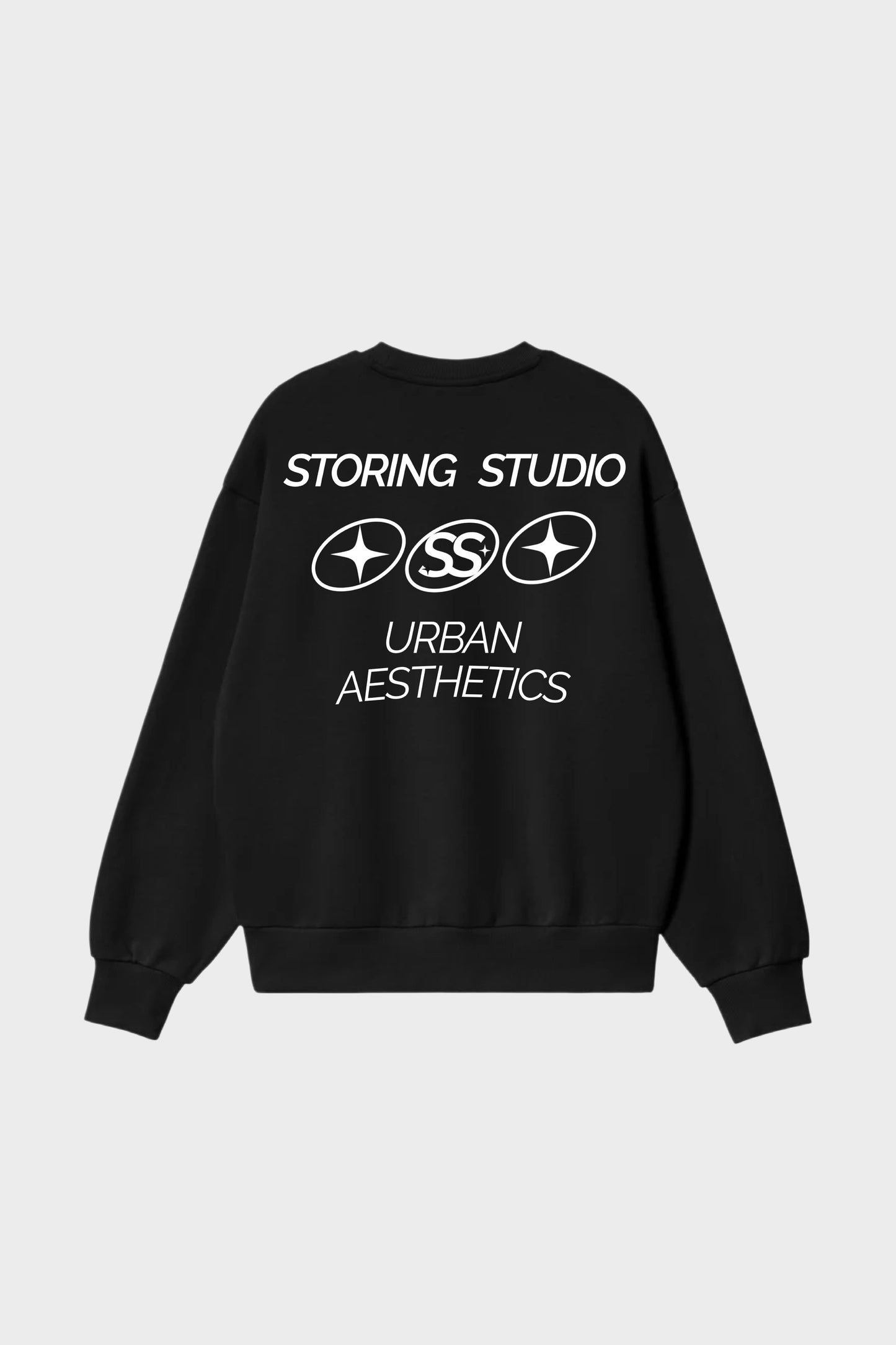 SWEAT-SHIRT NOIR URBAN AESTHETICS
