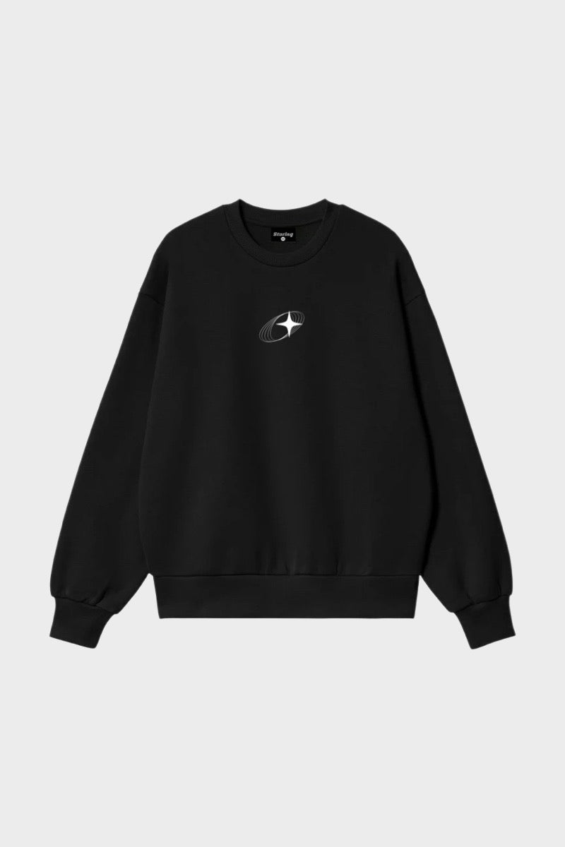SWEAT-SHIRT NOIR URBAN AESTHETICS