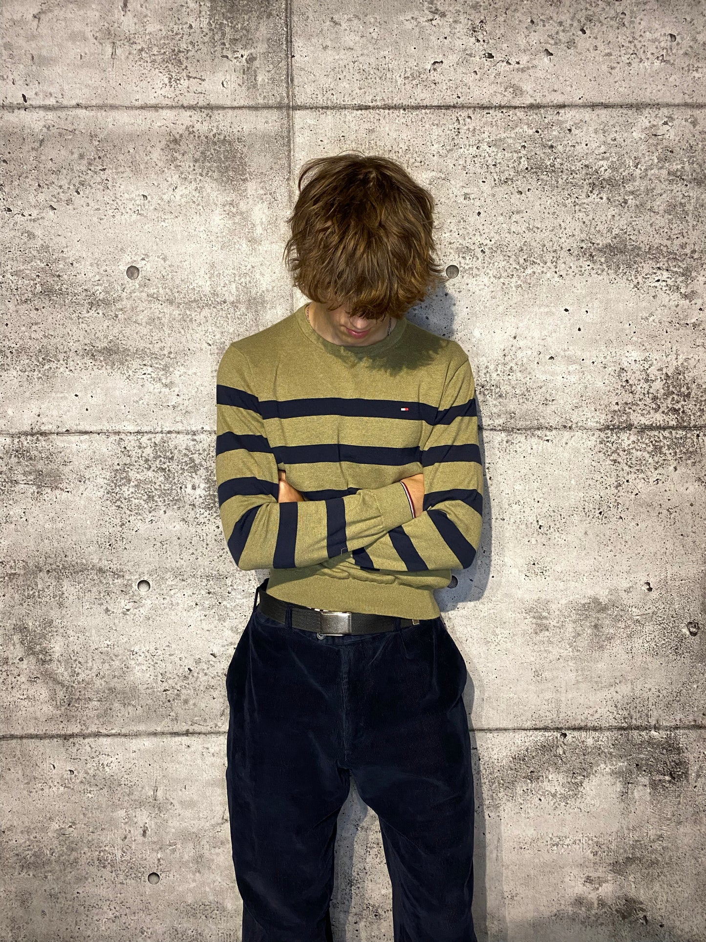 Tommy Hilfiger striped sweater (M) Storing