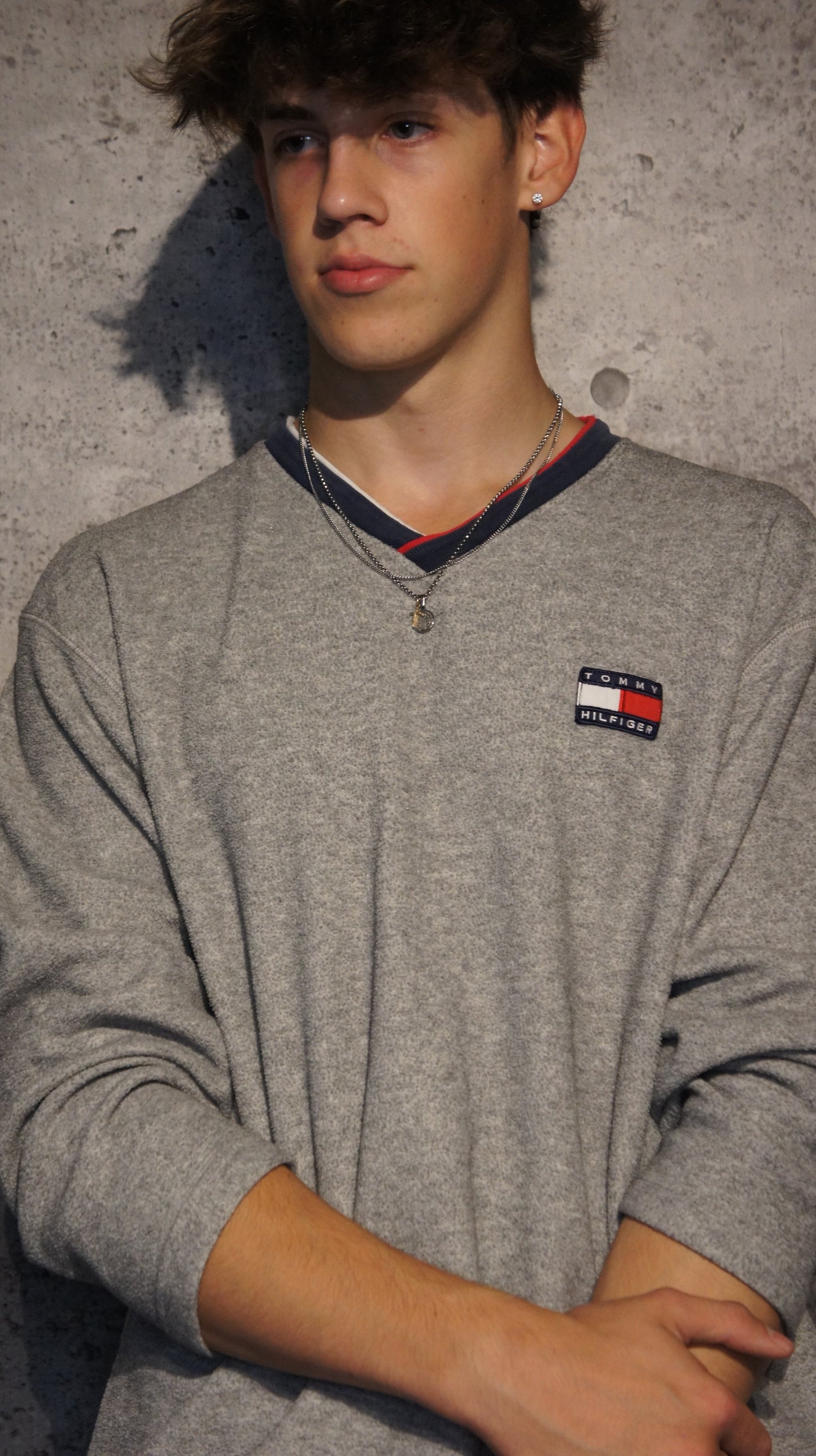 Tommy Hilfiger fleece sweater (M) Storing