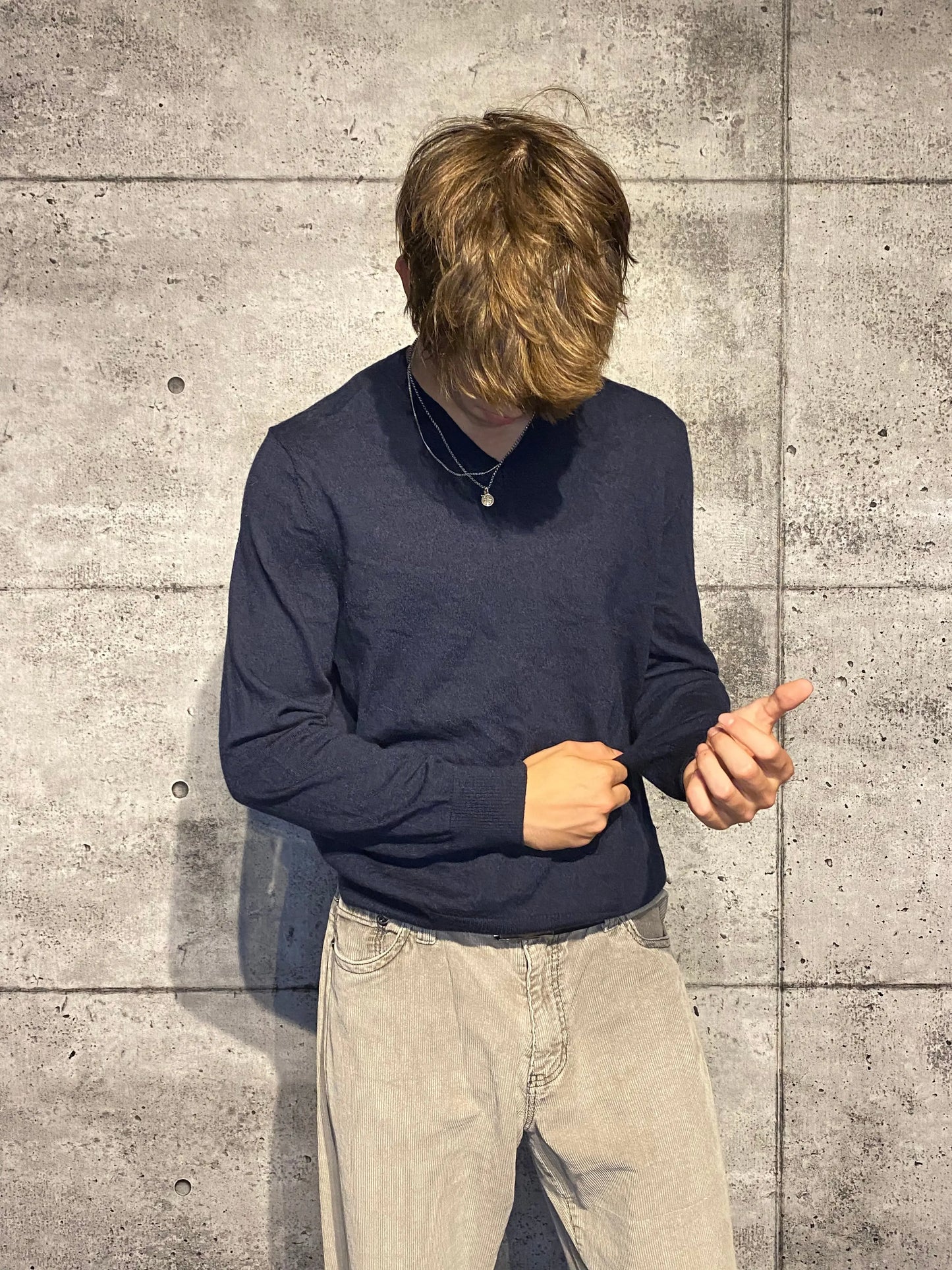 Sweat col en v Storing