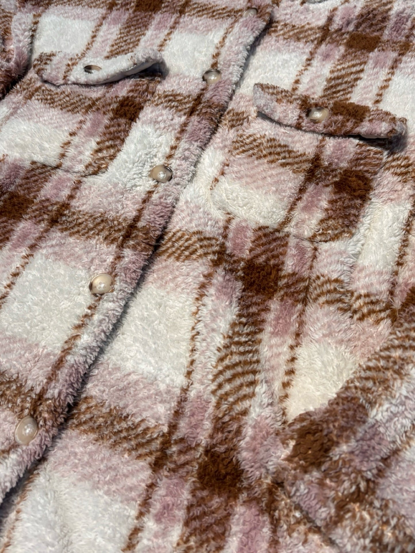 Veste fleece style chemise (M) Storing