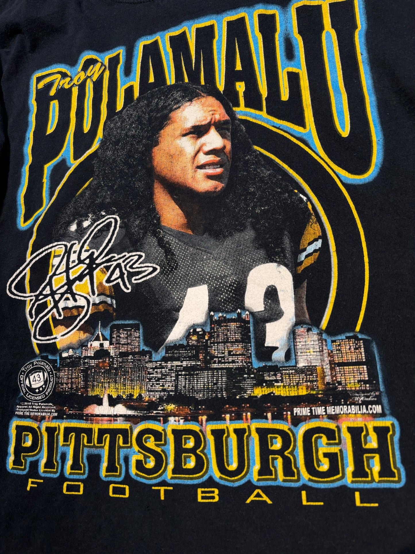 Tee-shirt Troy Polamalu (L)