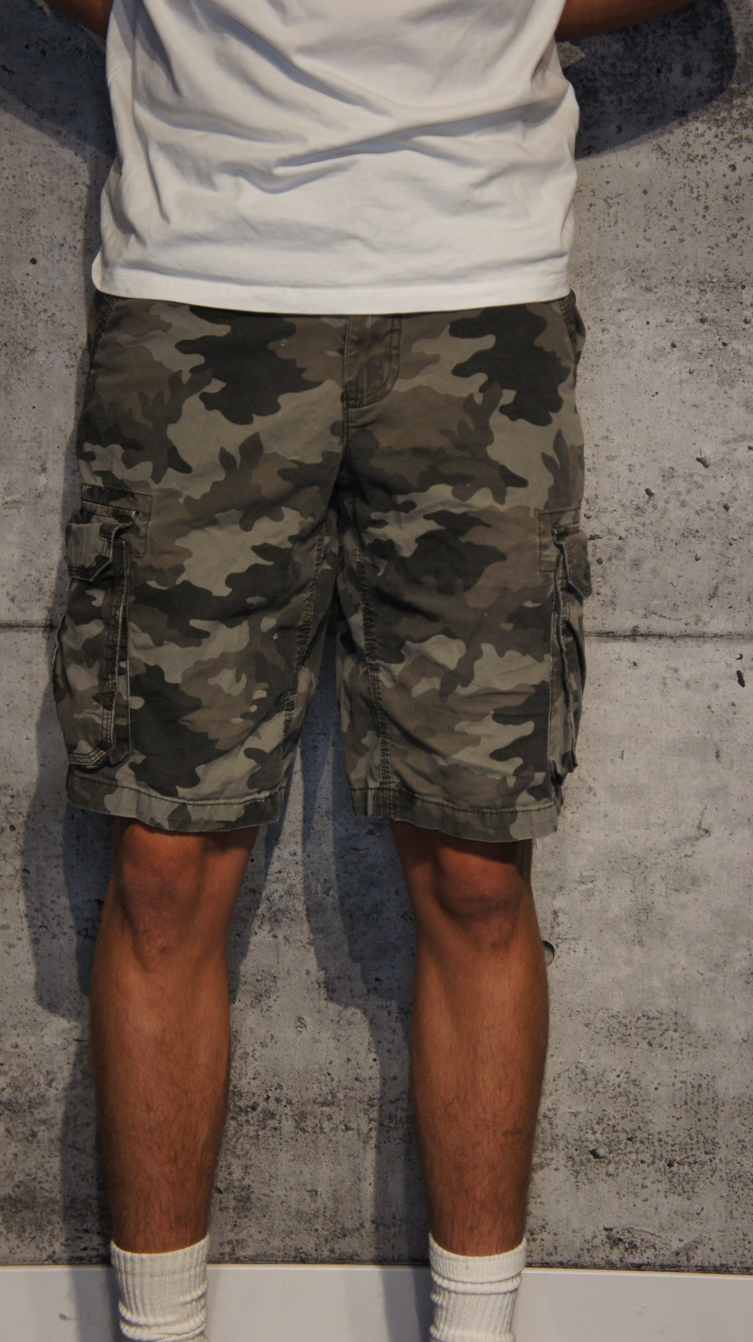 Military cargo shorts