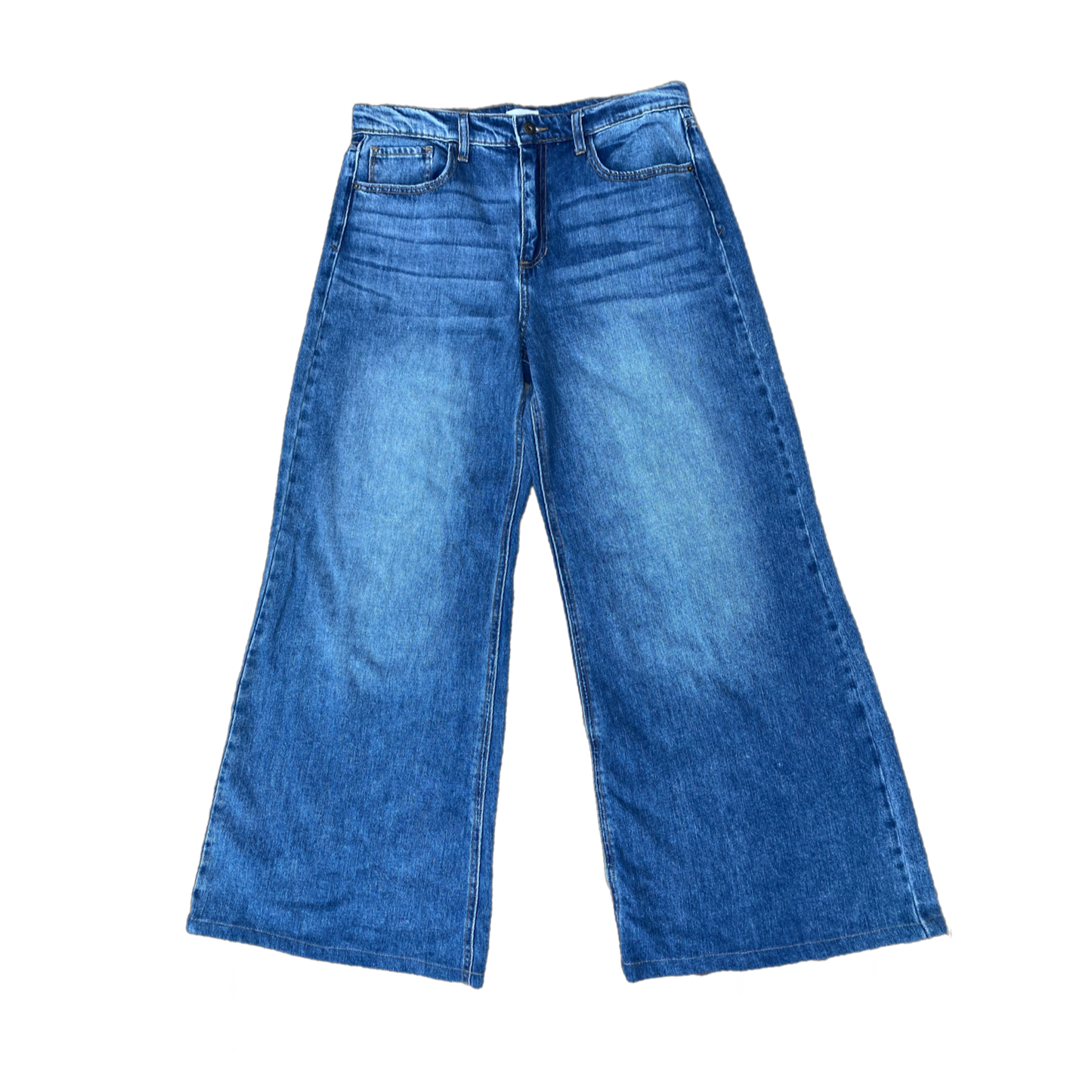 Jeans éléphant délavé