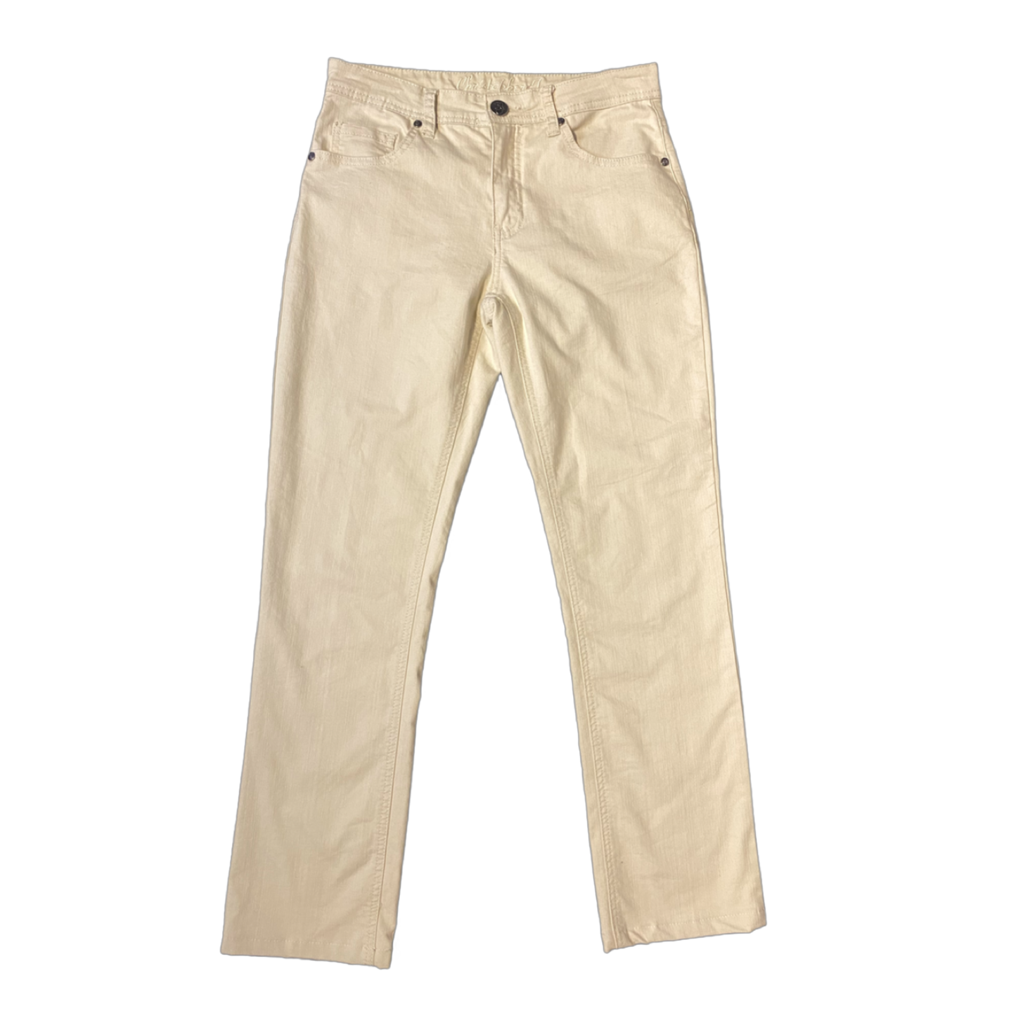 Pantalon slim beige