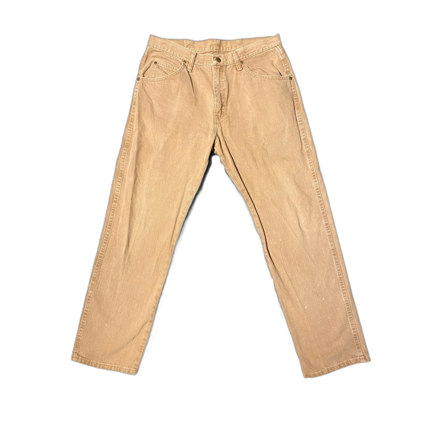 Jeans beige délavé