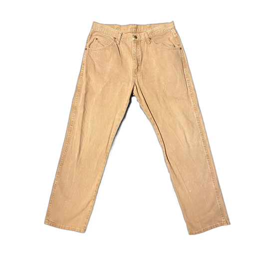 Jeans beige délavé