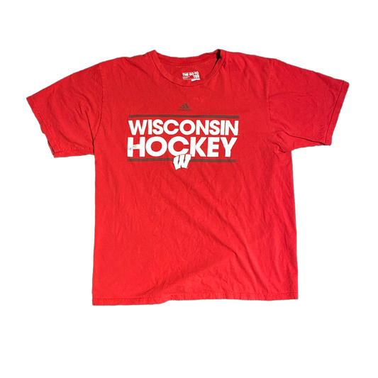 Tee-shirt Adidas Wisconsin Hockey